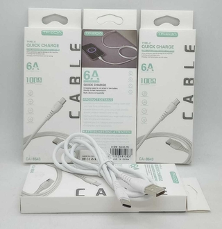 CABLE TIPO C 6A CAJA CARGA Y DATOS TREQA